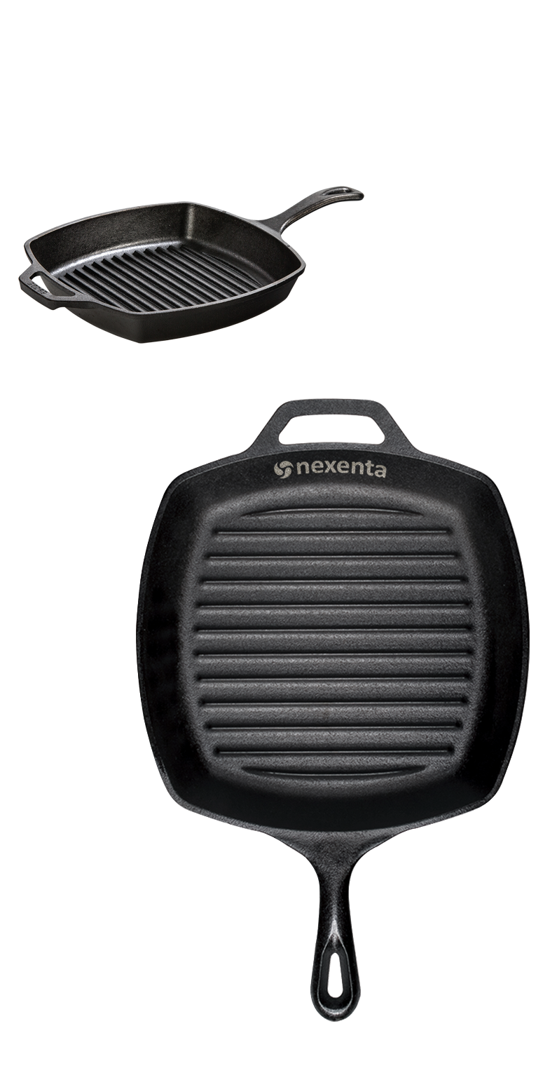 Lodge Lodge® 10" Square Grill Pan - LCI04 Black