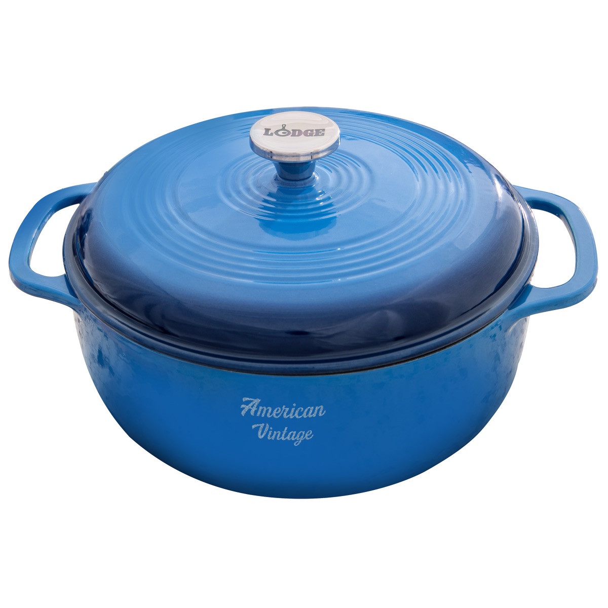 Lodge® 6 Qt Blue Enameled Cast Iron Dutch Oven - LCI20