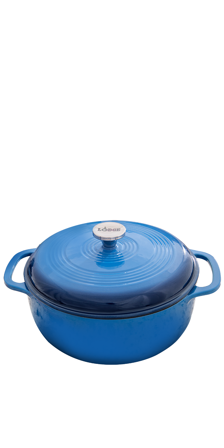 Lodge Lodge® 6 Qt Blue Enameled Cast Iron Dutch Oven - LCI20 Blue