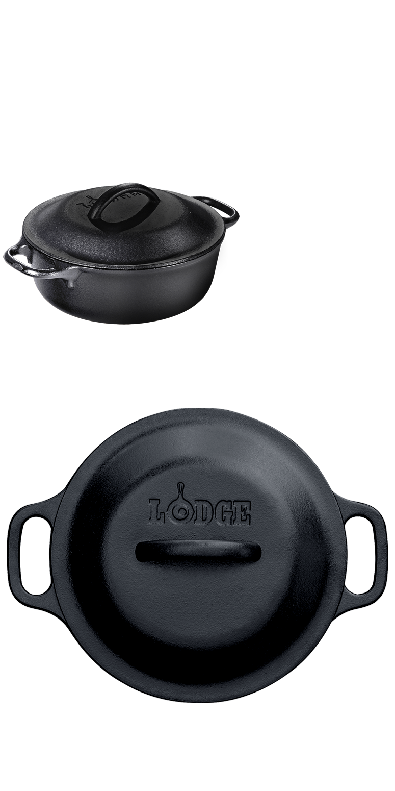 Lodge Lodge® 2 Qt Cast Iron Dutch Oven - LCI21 Black