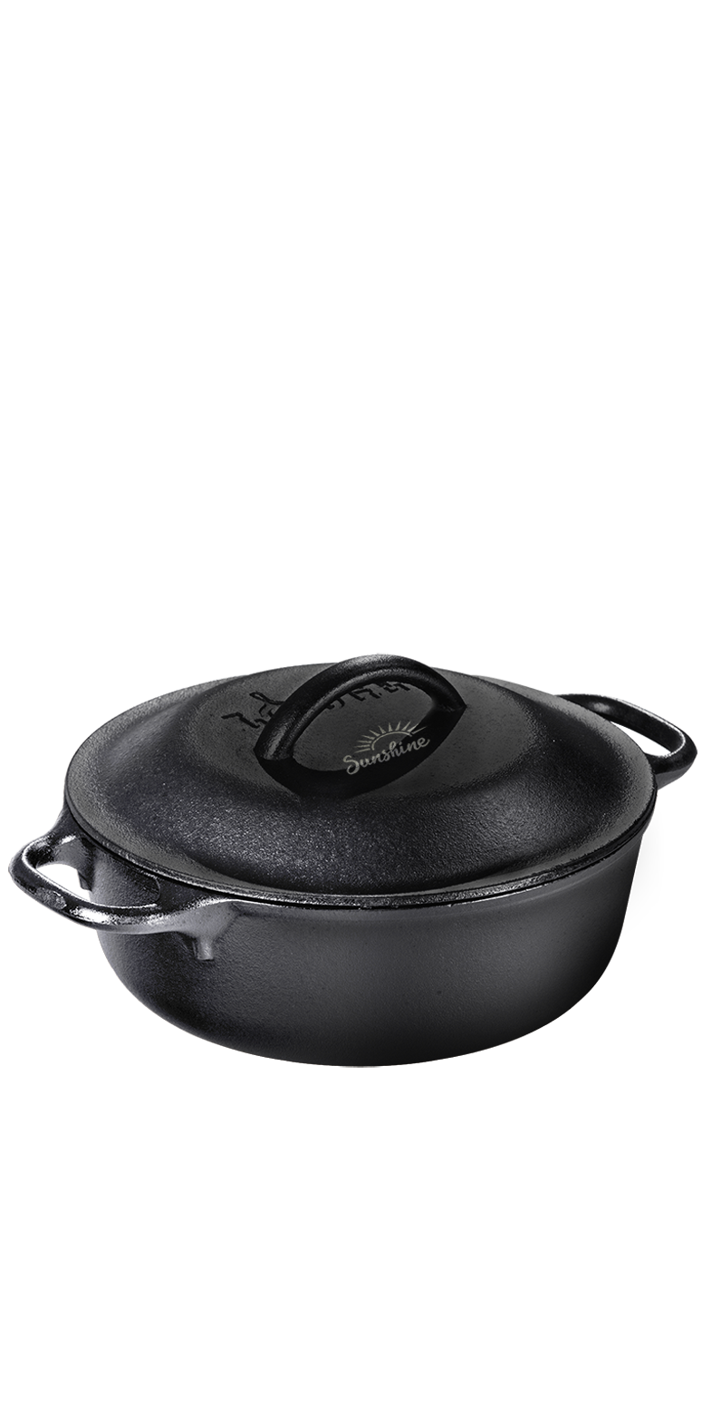 Lodge Lodge® 2 Qt Cast Iron Dutch Oven - LCI21 Black