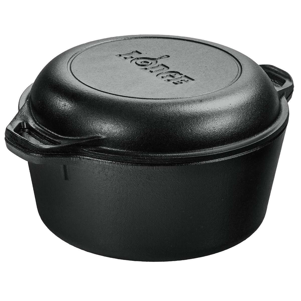 Lodge Lodge® 5 Qt Cast Iron Double Dutch Oven - LCI22 Black