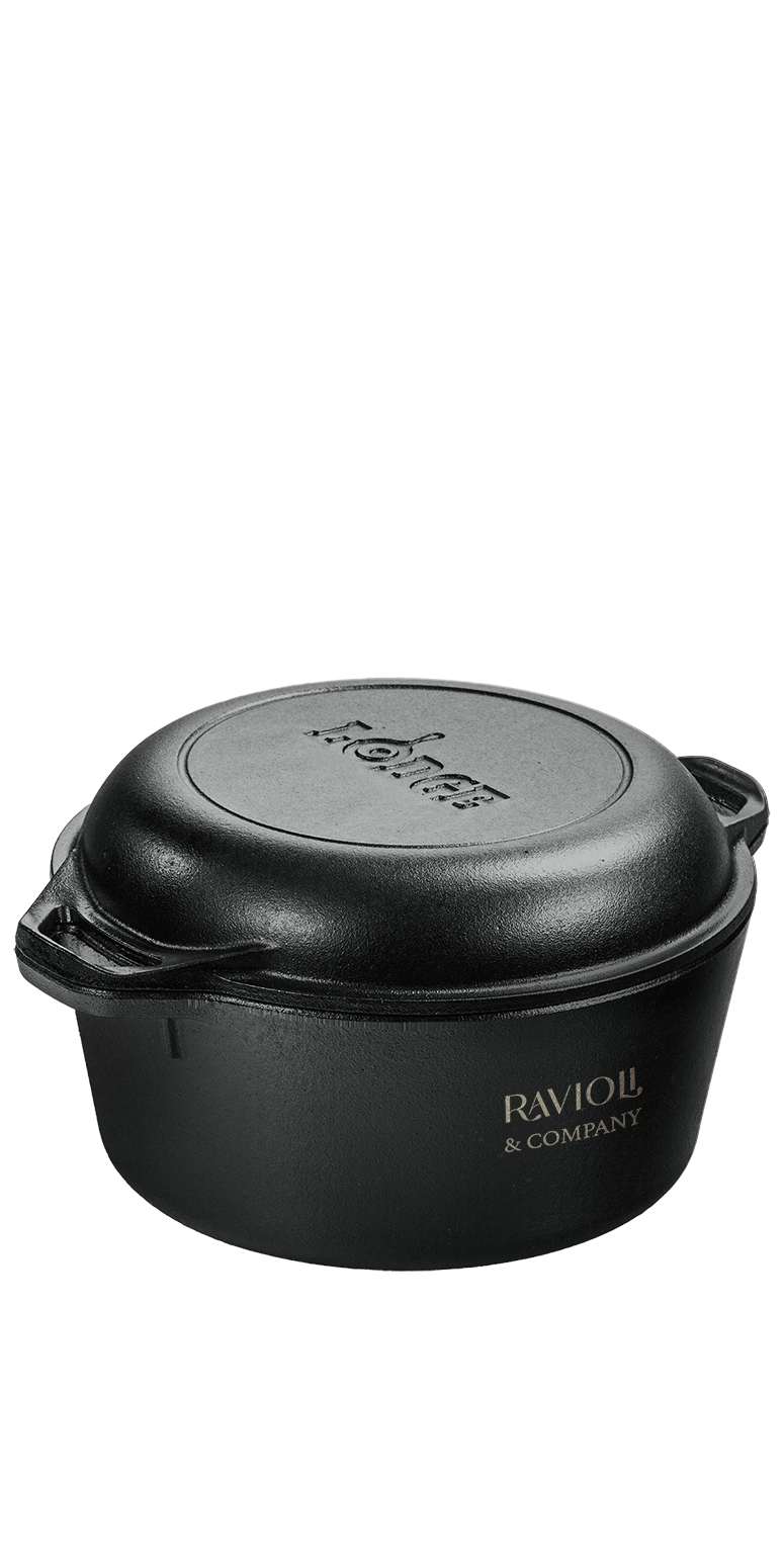 Lodge Lodge® 5 Qt Cast Iron Double Dutch Oven - LCI22 Black