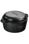 Lodge Lodge® 5 Qt Cast Iron Double Dutch Oven - LCI22 Black