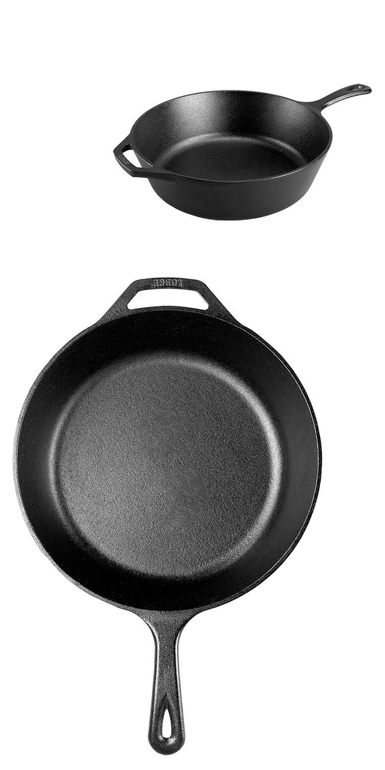 Lodge Lodge® 12” / 5 Qt Cast Iron Deep Skillet - LCI23 Black