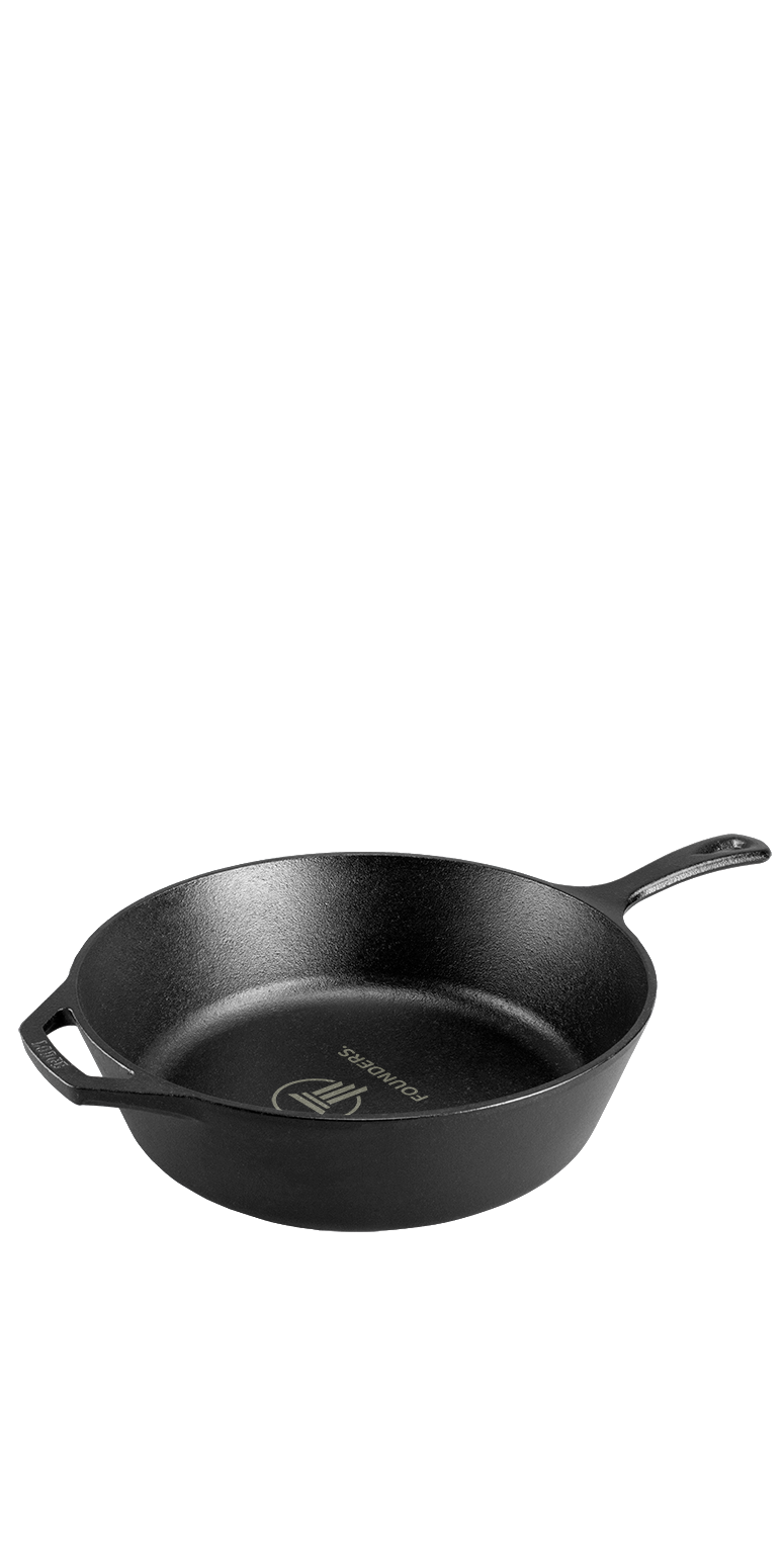 Lodge Lodge® 12” / 5 Qt Cast Iron Deep Skillet - LCI23 Black