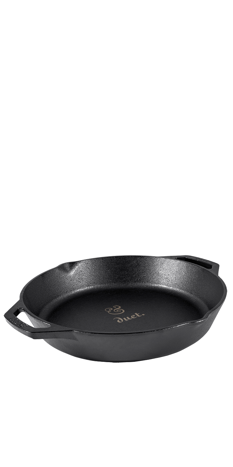Lodge Lodge® 12" Cast Iron Dual Handle Pan - LCI24 Black
