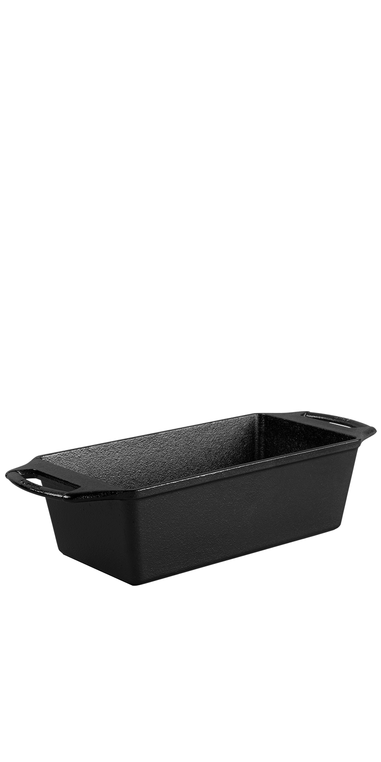 Lodge Lodge® 8.5” x 4.5" Seasoned Cast Iron Loaf Pan - LCI26 Black