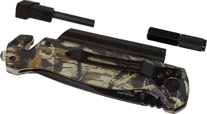 Couteau de survie/secours Camo - MK117 Camo