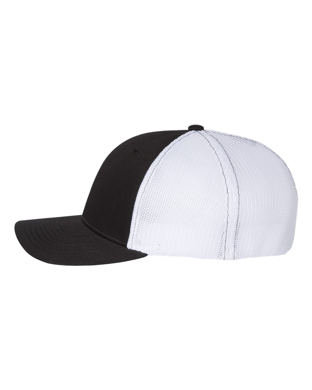 Richardson R-Flex Trucker Cap - 110 - 110S Black- White
