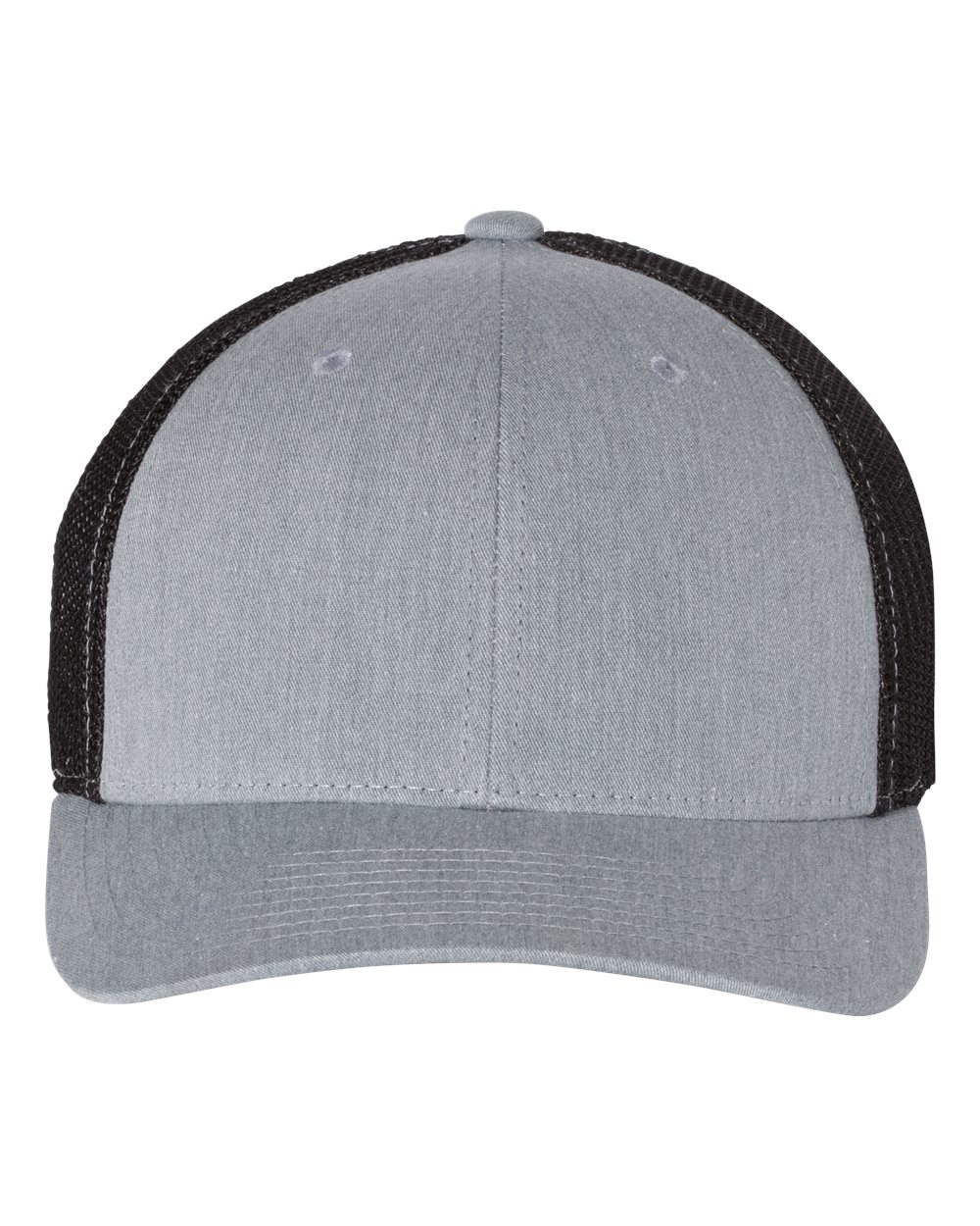 Richardson R-Flex Trucker Cap - 110 - 110S Heather Grey- Black