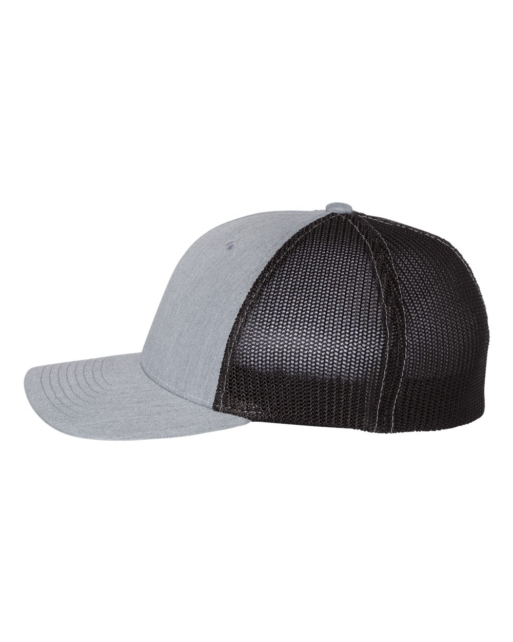 Richardson R-Flex Trucker Cap - 110 - 110S Heather Grey- Black