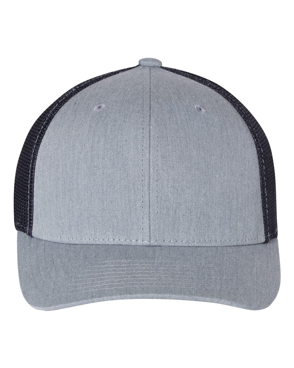 Richardson R-Flex Trucker Cap - 110 - 110S Heather Grey- Navy