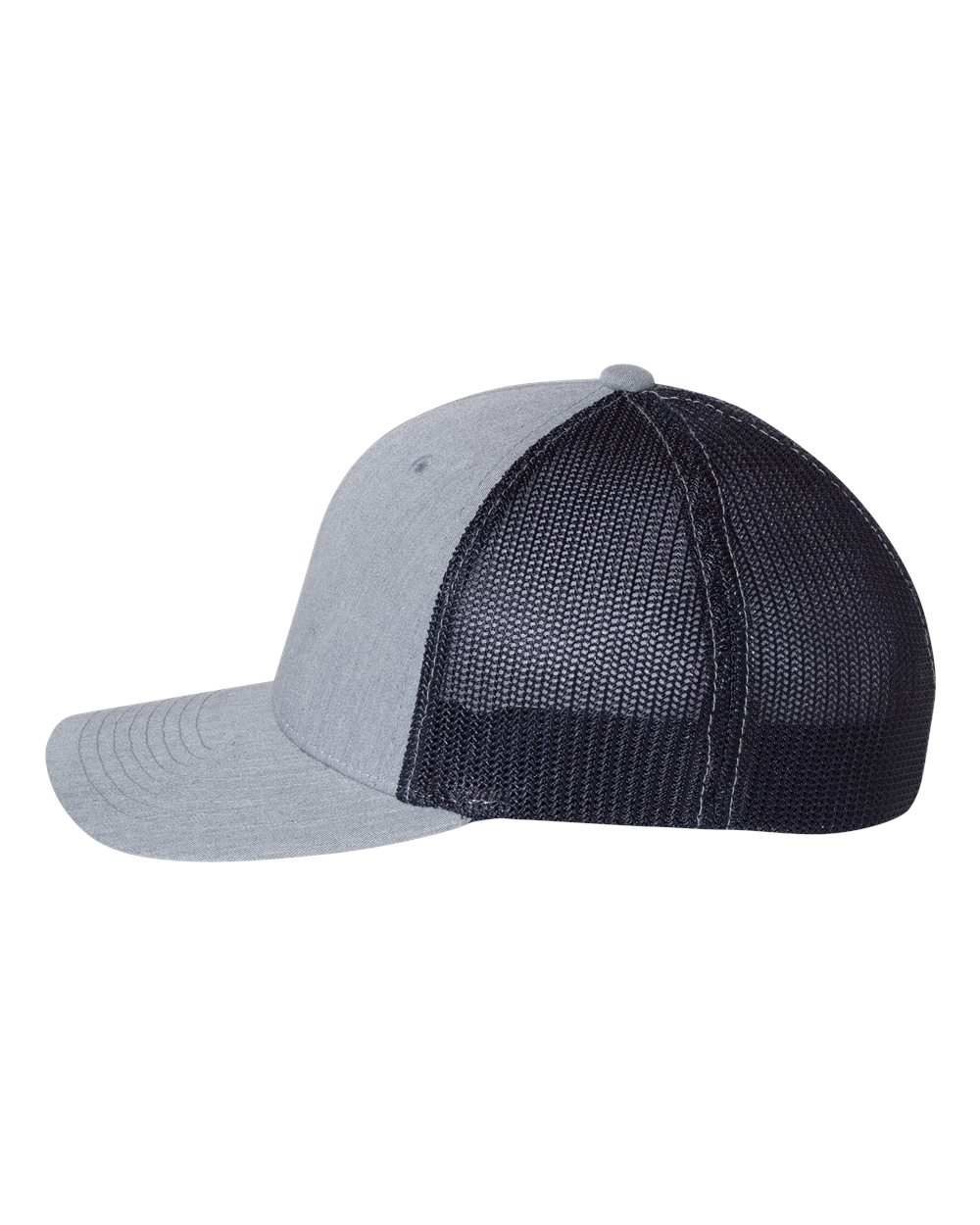 Richardson R-Flex Trucker Cap - 110 - 110S Heather Grey- Navy