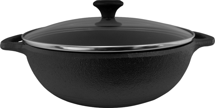 Old Mountain CI BRASIER W/ LID - OMC01 Black