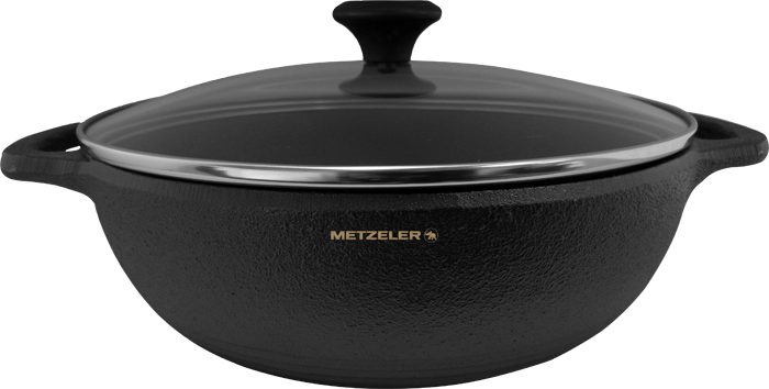 Old Mountain CI BRASIER W/ LID - OMC01 Black