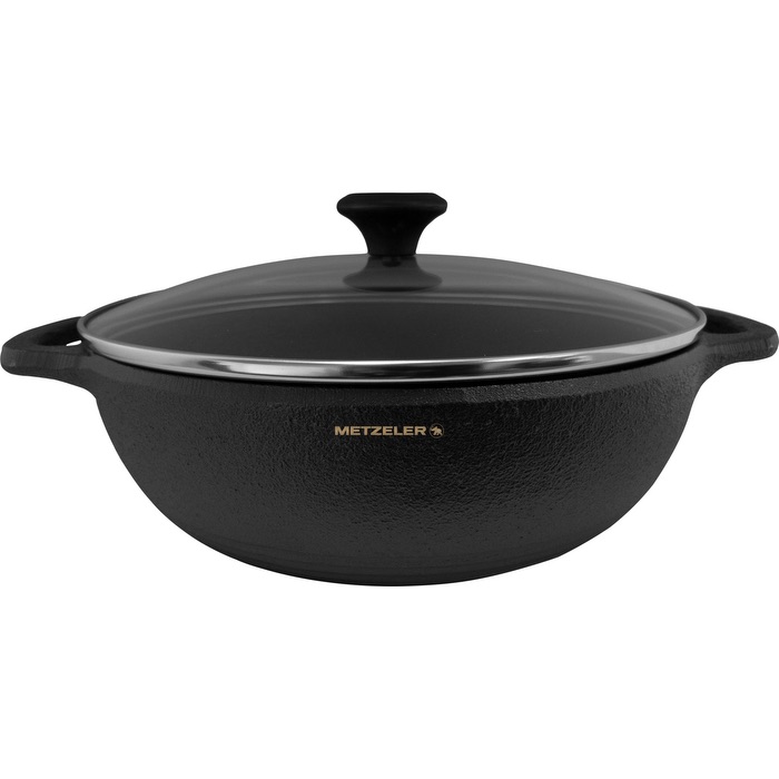 Old Mountain CI BRASIER W/ LID - OMC01 Black