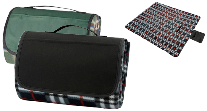 Couverture à Motif Écossais pour Pique-Nique - PB20 Black