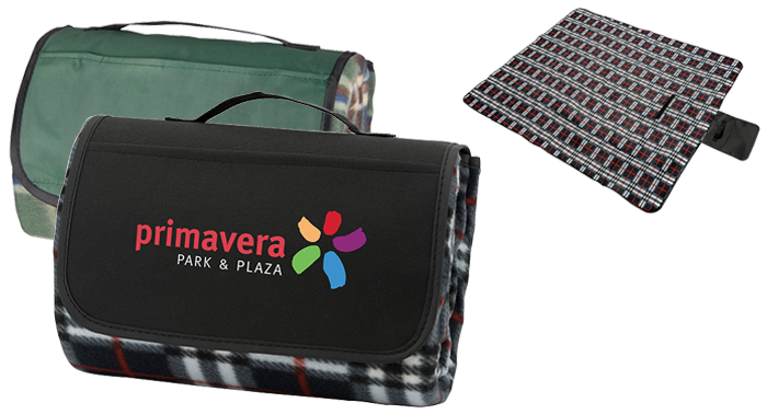 Couverture à Motif Écossais pour Pique-Nique - PB20 Black