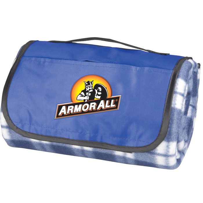 Couverture à Motif Écossais pour Pique-Nique - PB20 blue