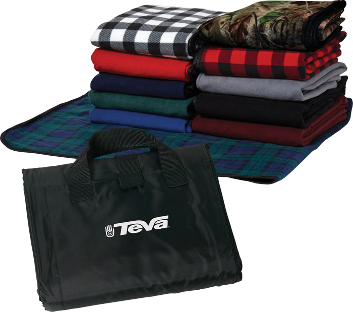 Couverture Molletonnée pour Pique-Nique - PB22 Black