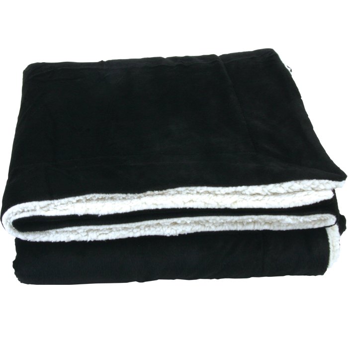 Couverture Sherpa Micro-mink - PBF56 black