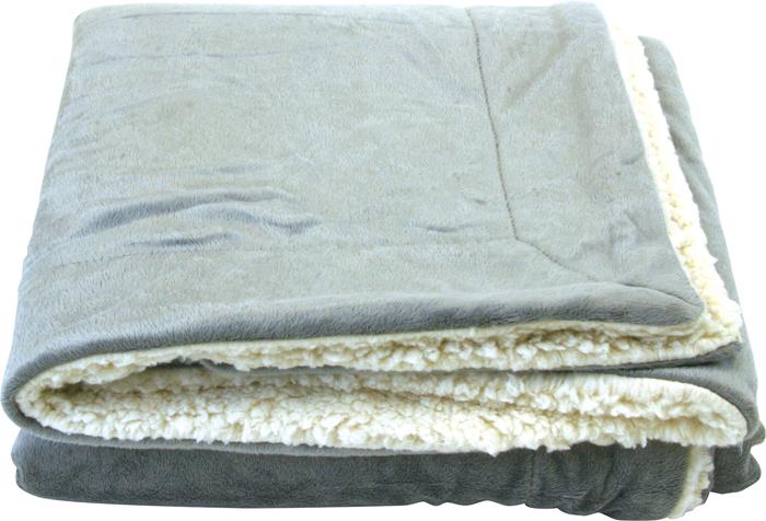 Couverture Sherpa Micro-mink - PBF56 gray