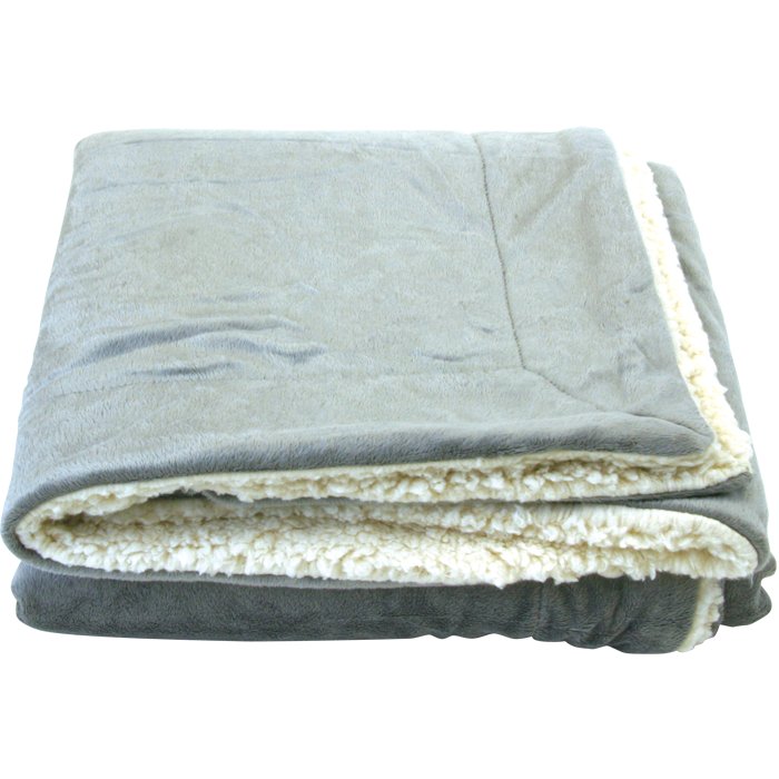 Couverture Sherpa Micro-mink - PBF56 gray