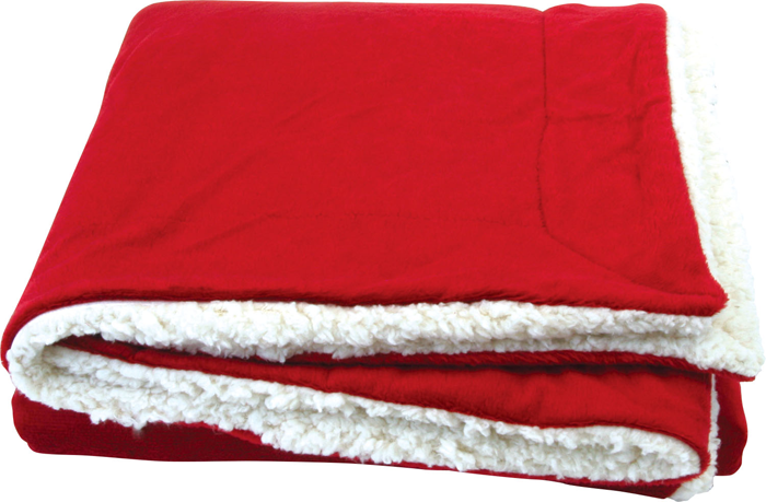 Couverture Sherpa Micro-mink - PBF56 red