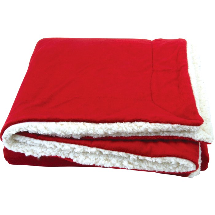 Couverture Sherpa Micro-mink - PBF56 red