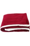 Couverture Sherpa Micro-mink - PBF56 burgundy