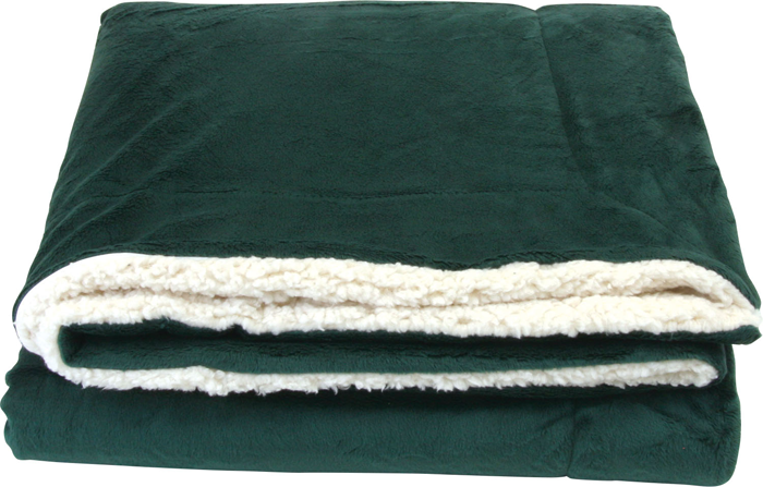 Couverture Sherpa Micro-mink - PBF56 green
