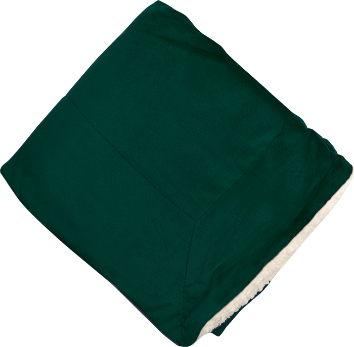 Couverture Sherpa Micro-mink - PBF56 green