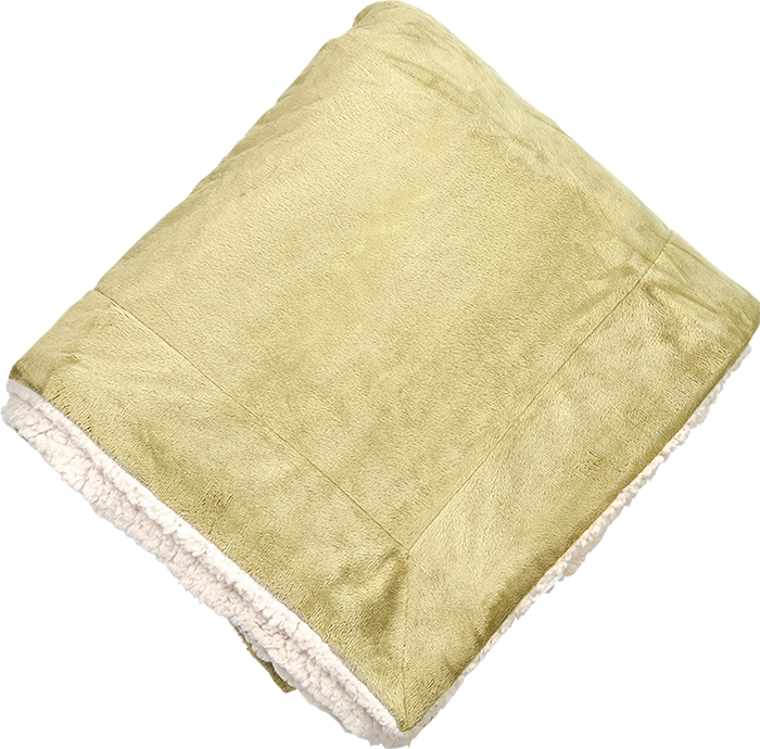 Couverture Sherpa Micro-mink - PBF56 green