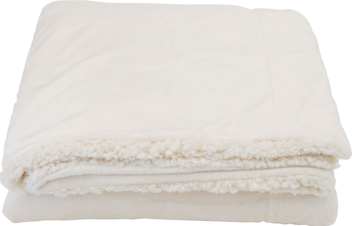 Couverture Sherpa Micro-mink - PBF56 cream