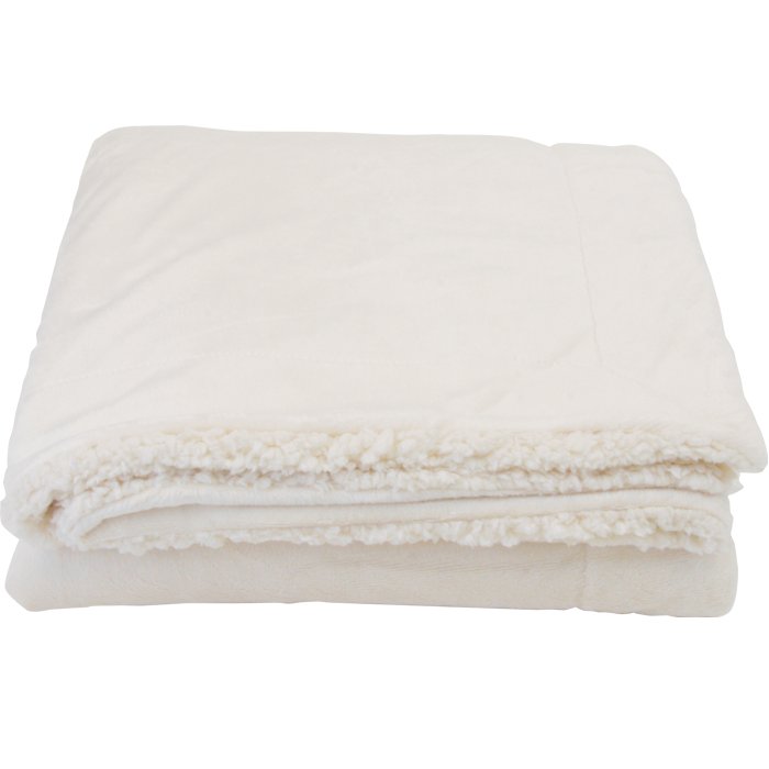 Couverture Sherpa Micro-mink - PBF56 cream