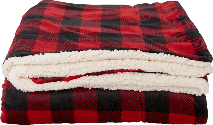 Couverture Sherpa Micro-mink - PBF56 flannel