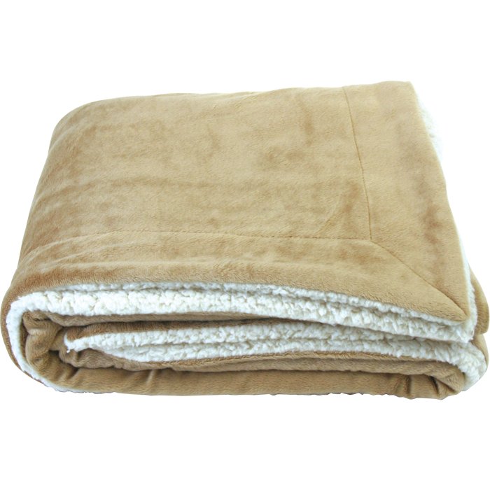 Couverture Sherpa Micro-mink - PBF56 tan