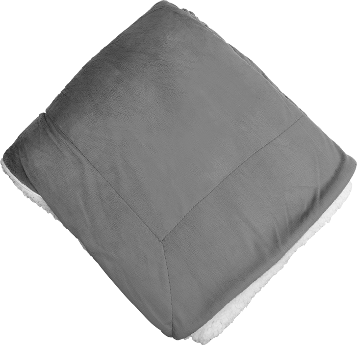 Couverture Sherpa Micro-mink surdimensionnée - PBF57 gray