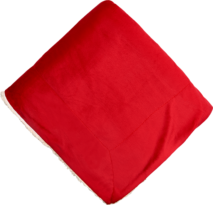 Couverture Sherpa Micro-mink surdimensionnée - PBF57 red