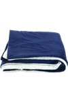 Couverture Sherpa Micro-mink surdimensionnée - PBF57 navy