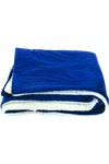 Couverture Sherpa Micro-mink surdimensionnée - PBF57 royal blue
