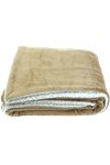 Couverture Sherpa Micro-mink surdimensionnée - PBF57 tan