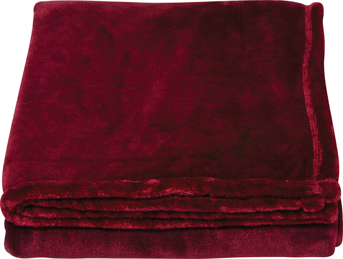 Couverture Micro-mink Touch - PBF58 burgundy