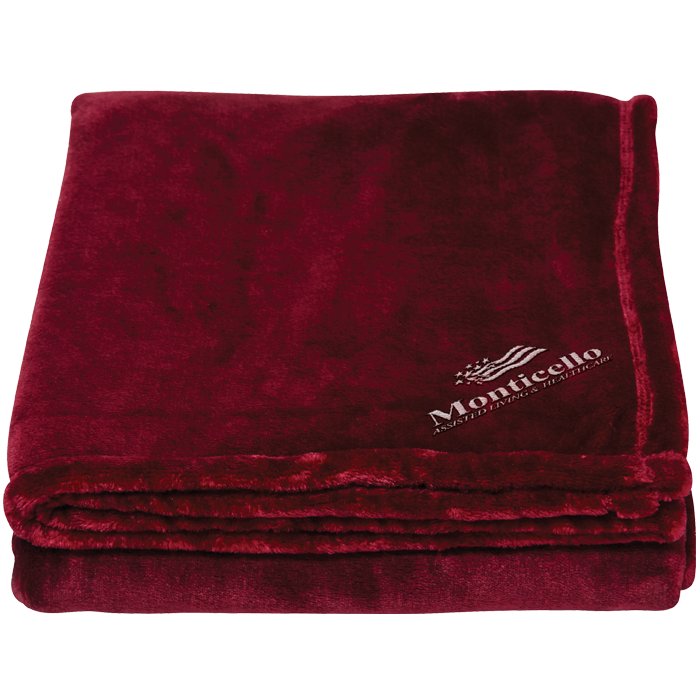 Couverture Micro-mink Touch - PBF58 burgundy