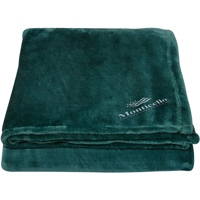 Couverture Micro-mink Touch - PBF58 forest green