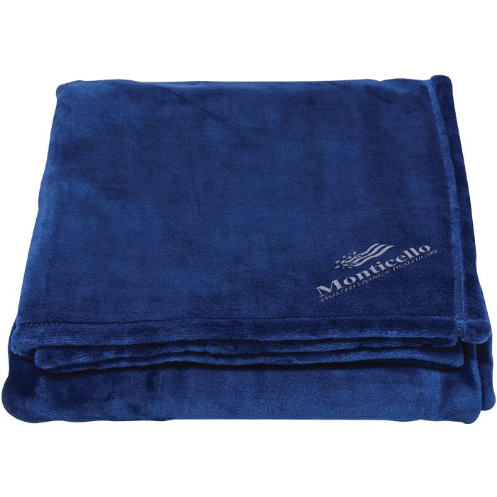 Couverture Micro-mink Touch - PBF58 navy