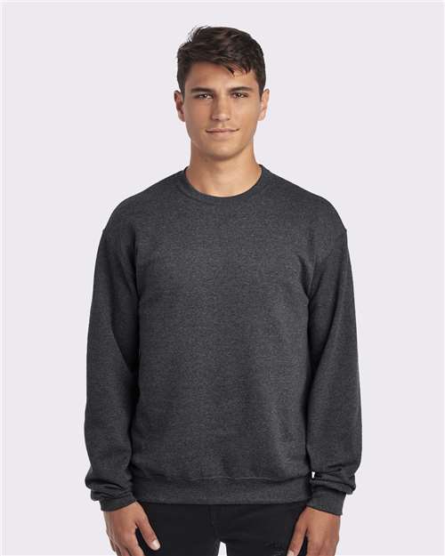 JERZEES Unisex NuBlend® Crewneck Sweatshirt - 562MR Black Heather