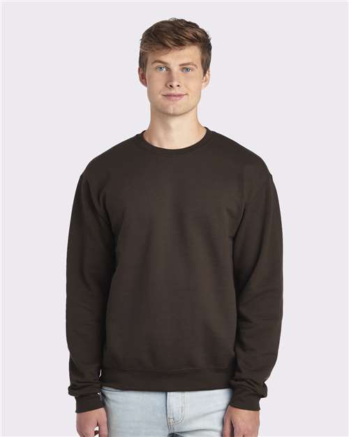 JERZEES Unisex NuBlend® Crewneck Sweatshirt - 562MR Chocolate