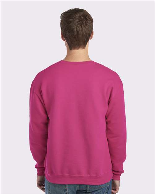 JERZEES Unisex NuBlend® Crewneck Sweatshirt - 562MR Cyber Pink